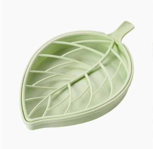 Green Shampoo Bar Leaf Holder