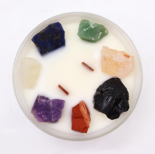 Chakra Crystal Candle